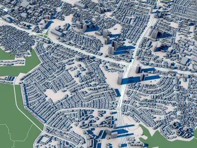 San Juan City Puerto Rico 3D model