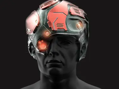 20 Scifi Helmets with Textures Ready for Games and 3D Softwares Low-poly 3D model