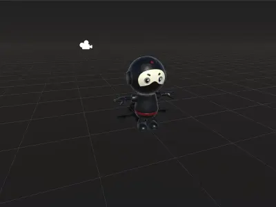 Minirobotic4 Low-poly 3D model