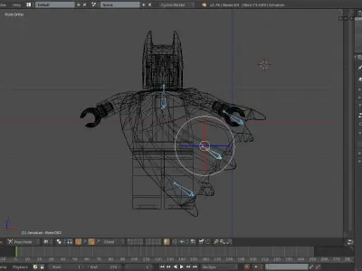 Lego Bat-man Free 3D model