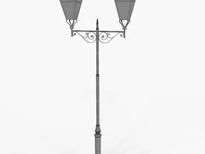 Historical Exterior Lamp Precinct CL65-16 3D model