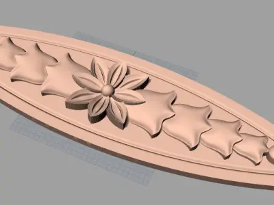 Woodworking CNC Router 3D Relief STL models used for artcam E442 3D model
