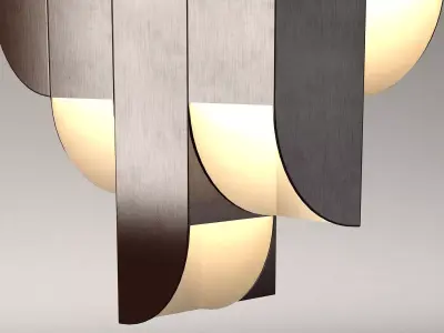 Cora modern pendant light 3D model