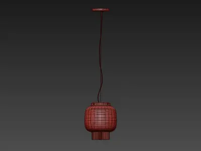Manila T Pendant Light from Sebastian Herkner 3D model