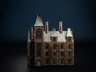 STEAMPUNK INDUSTRIAL BUILDING PACK