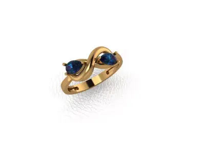 light gram ring-141 3D print model