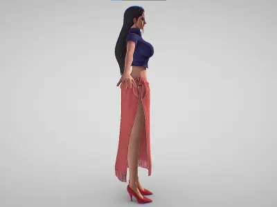 Nico Robin - One Piece - Odyssey Low-poly 3D model