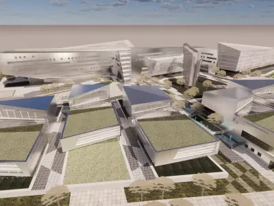 Modern City Block -A33 3D model