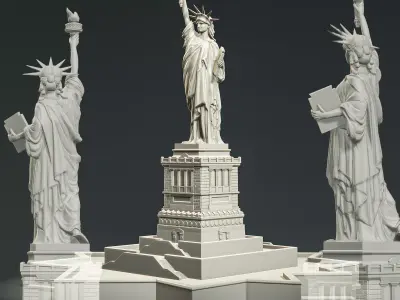 Statue of Liberty RoZ 3D print model