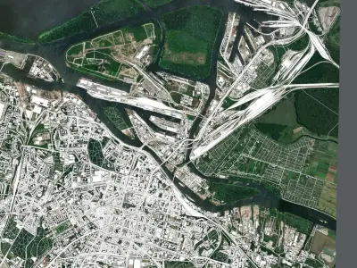 Cityscape Szczecin Poland 3D model