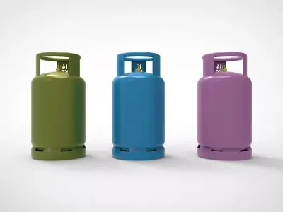 Gas cylinder  3D model