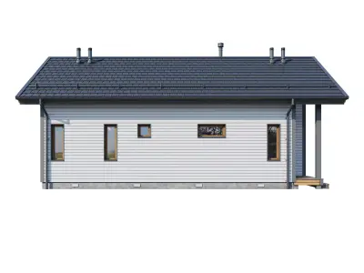 Alpine house Perfect 3D model