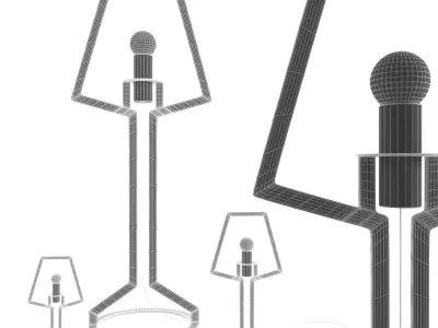 Outline lamp floor lamp 3D model