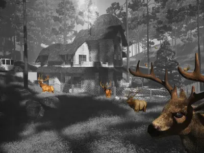 House forest pack 3D model