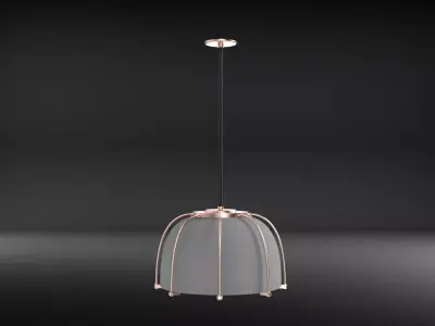 Concrete Pendant Free 3D model