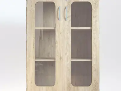Wooden Cabinet 15 3D model