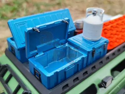 1-10 Offroad Expedition Trailer 3D print model