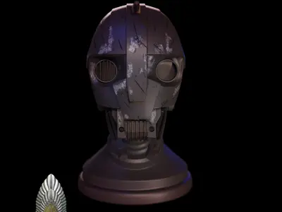SM-33 Bust Skeleton Crew Star wars  3D DIGITAL DOWNLOAD 3D print model