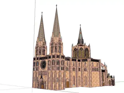 Architecture-Religion-God-Culture-Temple-0145 cathedral 3D model
