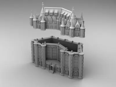 Great castle 3D print model
