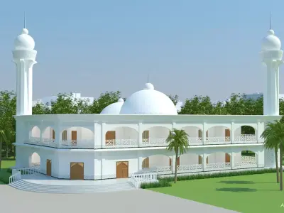 Masjid Architecture 3D model