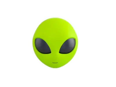 Prop264 Alien Head 3D model
