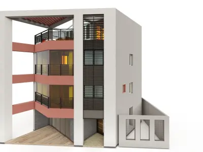 Office building-Building -Administrative structure 3D model