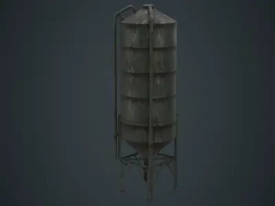 Silo 2C Low-poly 3D model