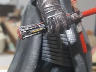 Kylo Ren 3D Printing Figurine  Assembly 3D model