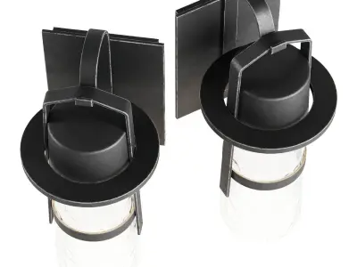 Balthus outdoor wall light  3D model