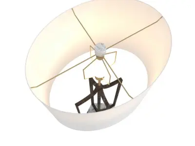 2 table lamps Gabby home 3D model