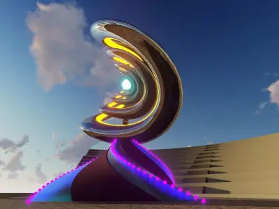 The Creative lighting 3D model