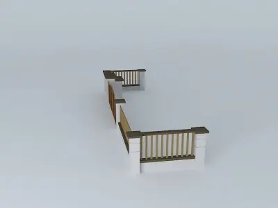 Gate  Fencing 3D model