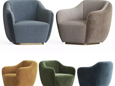 Audrey S Armchair Capitalcollection 3D model