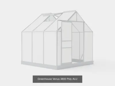Collection of Greenhouse Venus 3800 Poly - 3 Models 3D Model Pack
