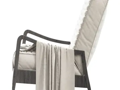 Chance Recliner in Various Colors Low-poly 3D model