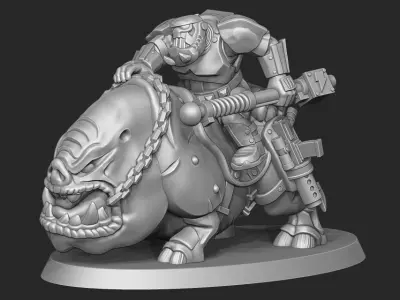 Squighog and Stormtroopa 3D print model