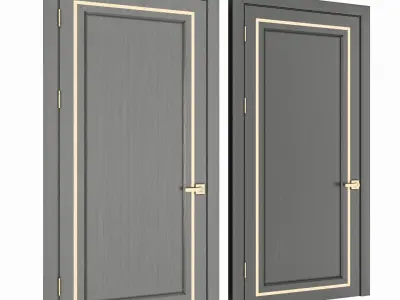 Doors 1 pair of Free 3D model