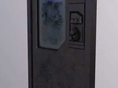 SAS Door Low-poly 3D model