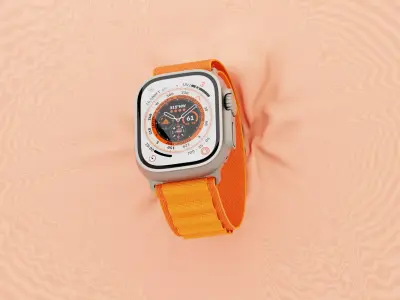 Aplle watch 3D animation  in Blender Free 3D model