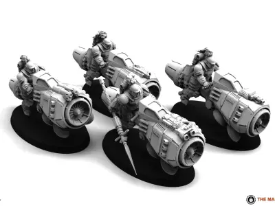 Tempest Legion - Jetbike Squadron 3D print model