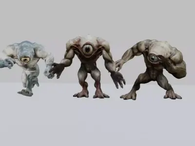 3D Cyclops Guardian 3D model