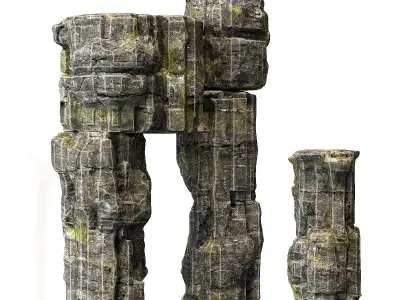 Rock sea collection n10 3D model