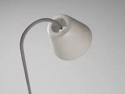 Floor Lamp Low-poly 3D model 32