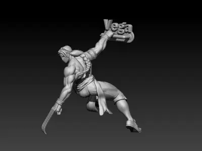Street Fighter Vega  3D print model