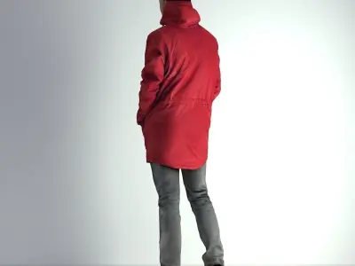 3D Scan Man Winter 013 3D model