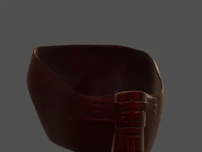 Gas mask helmet 3d model scifi Low-poly  Low-poly 3D model