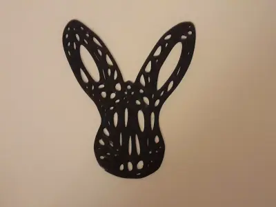 bunny card 3D print model