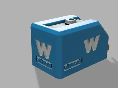 Water tank type 1 1-10 RC accessory Free 3D print model