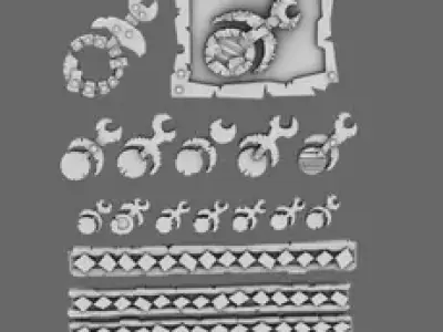 Sexy Lads Flat Klan Symbols 3D print model